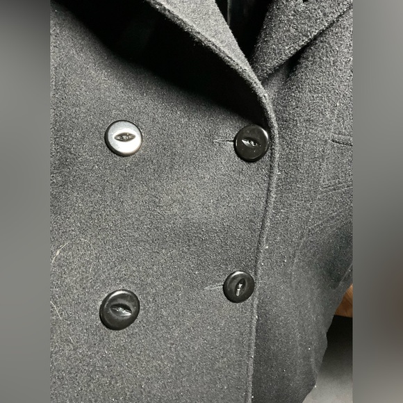 St.Johns Bay Cashmere Wool Peacoat - Picture 5 of 5
